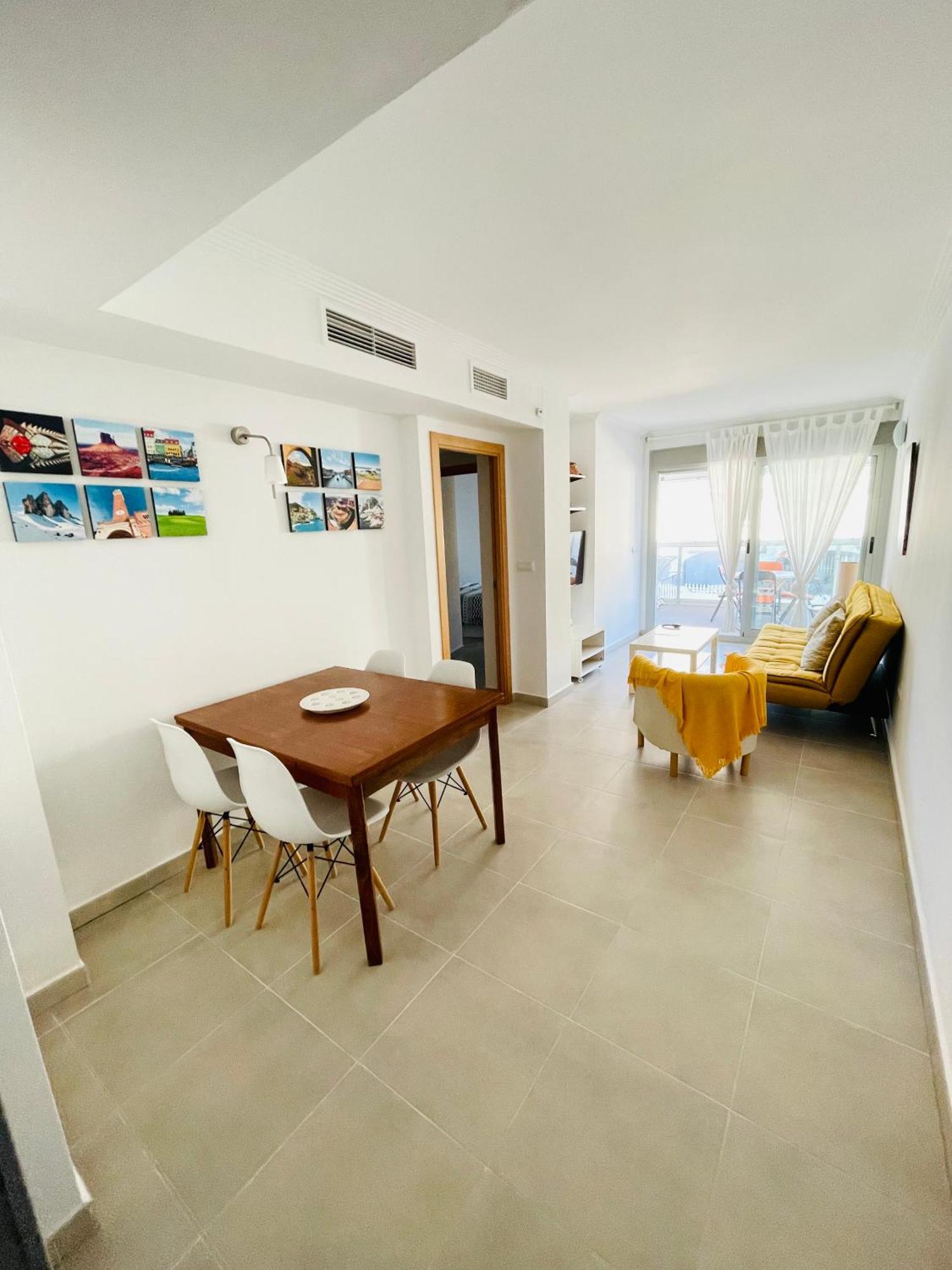 Apartamento En Primera Linea Con Vistas A La Playa Ensenada Del Esparto Del Residencial Vina Del Mar Apartment ลามังกา เดล มาร์เมนอร์ ภายนอก รูปภาพ