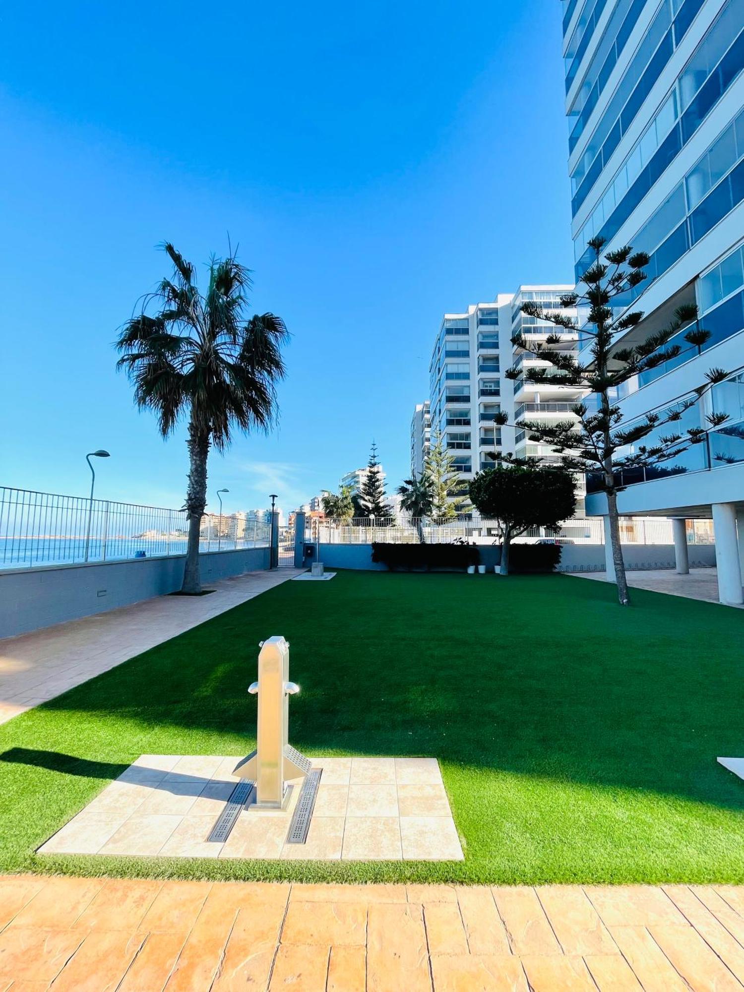 Apartamento En Primera Linea Con Vistas A La Playa Ensenada Del Esparto Del Residencial Vina Del Mar Apartment ลามังกา เดล มาร์เมนอร์ ภายนอก รูปภาพ